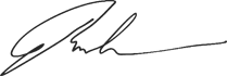signature chef d'entreprise